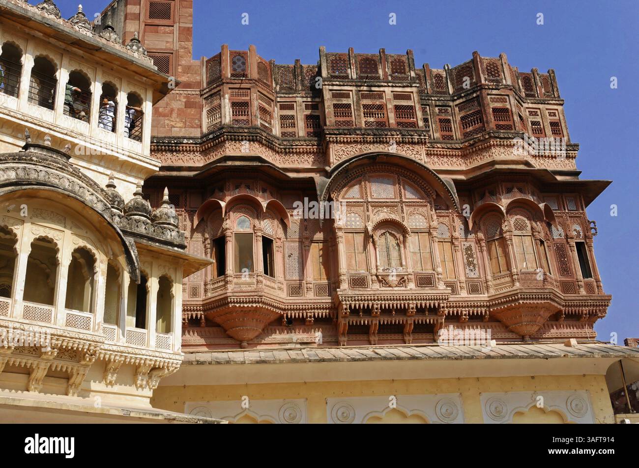 North Rjasthan Mehrangarh Fort, Jodhpur, Rajasthan, North India, Asia, Decorated ...