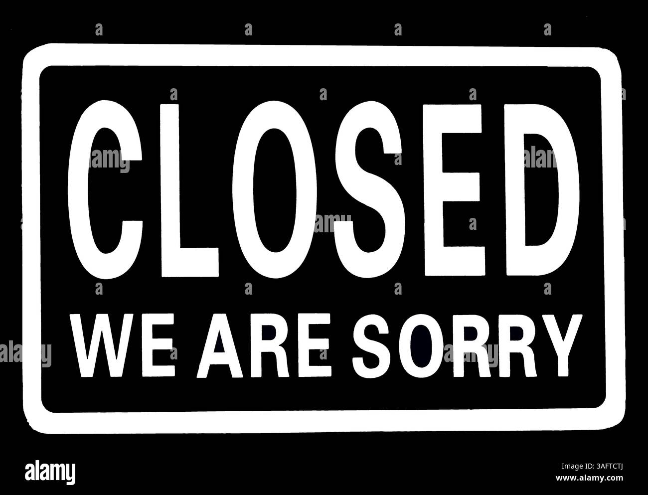 Old metal sign with the inscription Closed Stock Photo - Alamy