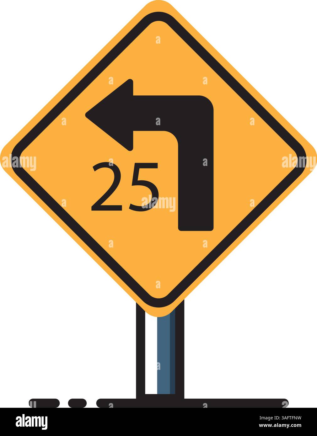 Illustrarion of Complete Collection of Traffic Signs and Road Markings ...