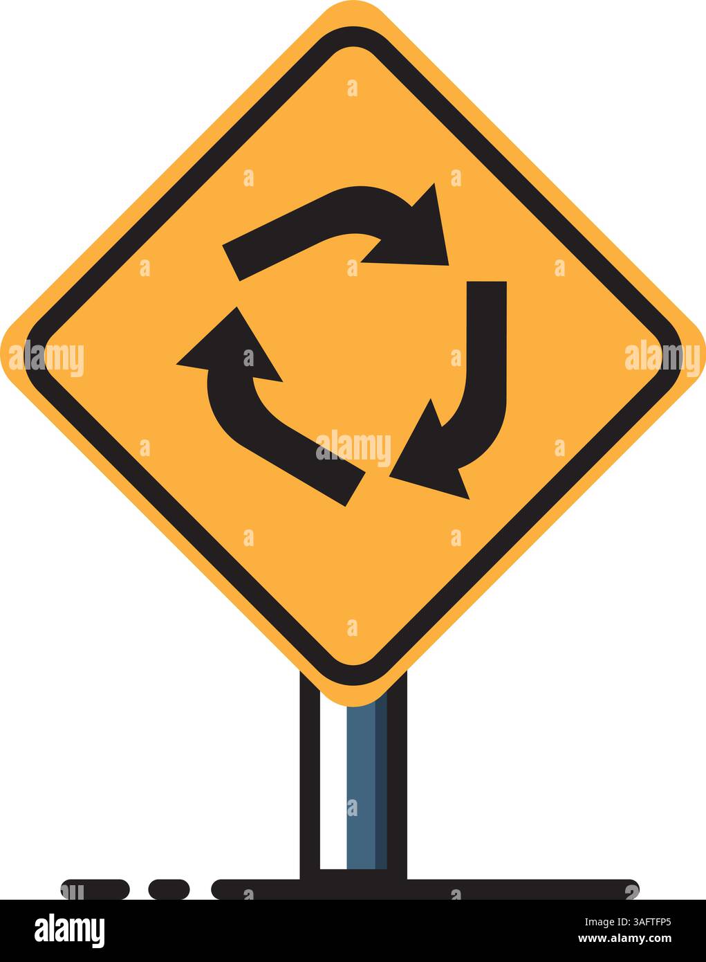 Illustrarion of Complete Collection of Traffic Signs and Road Markings ...