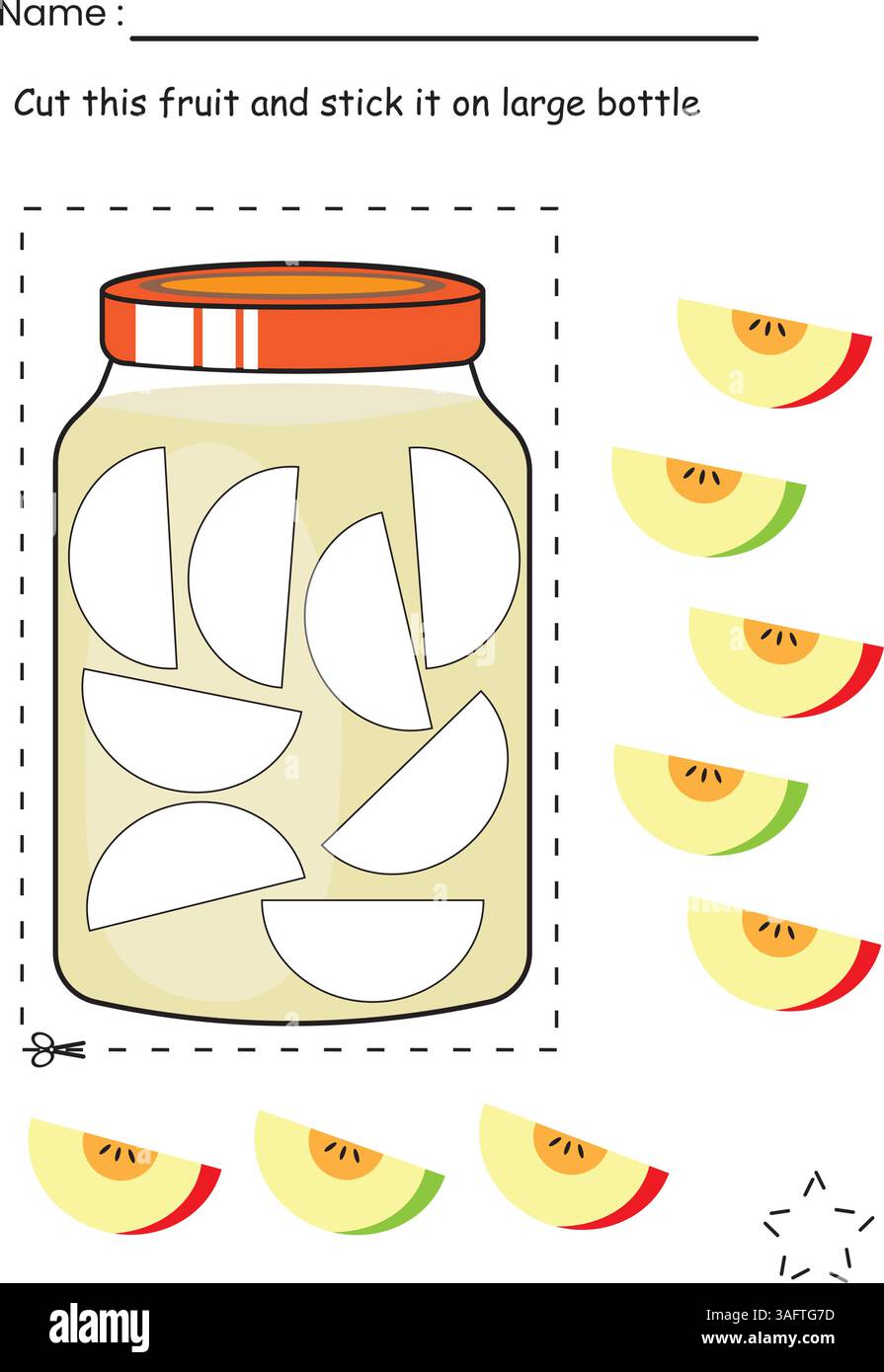 Activity BusyBook Worksheet for Kids Stock Vector
