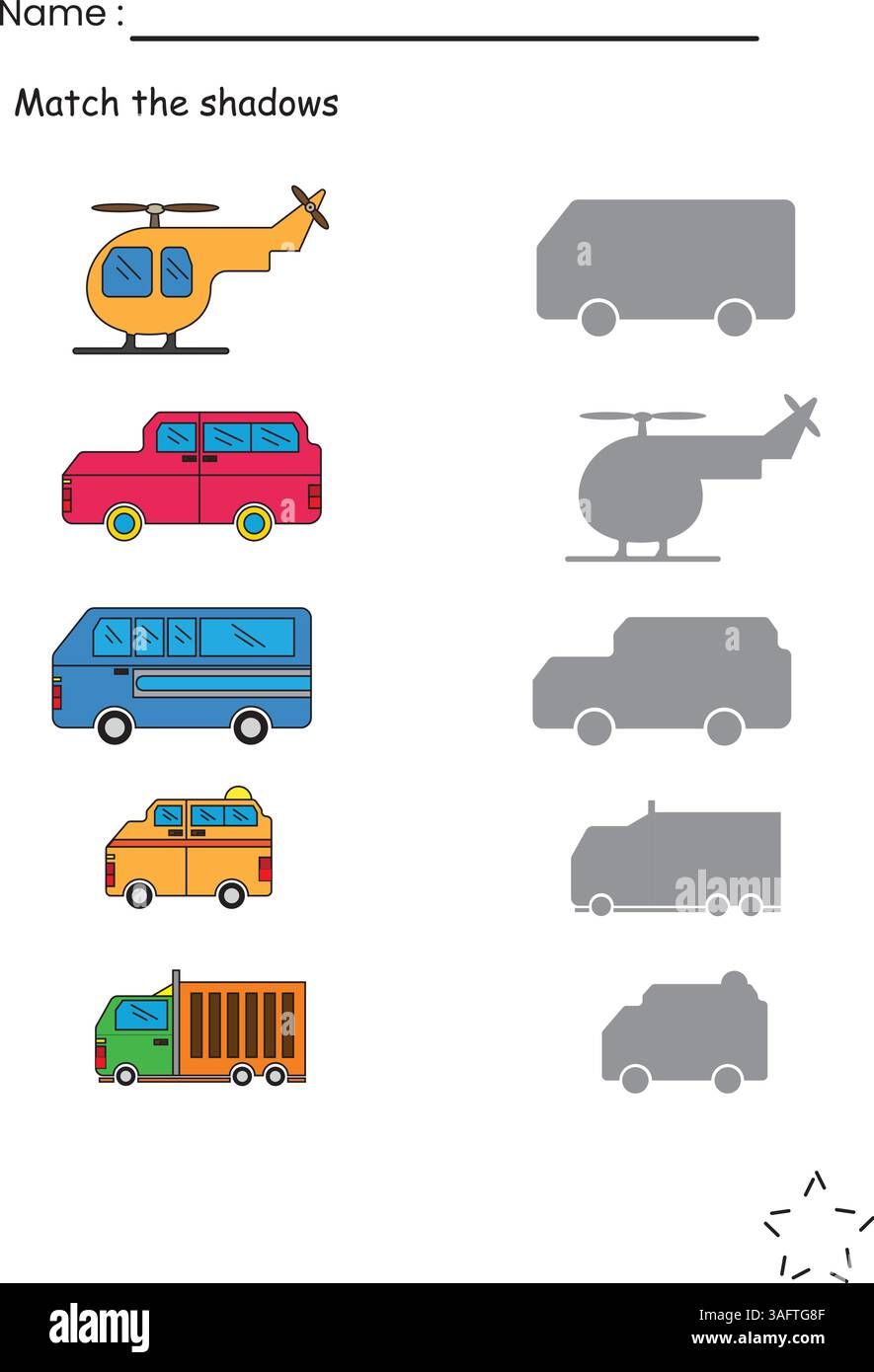 Activity BusyBook Worksheet for Kids Stock Vector