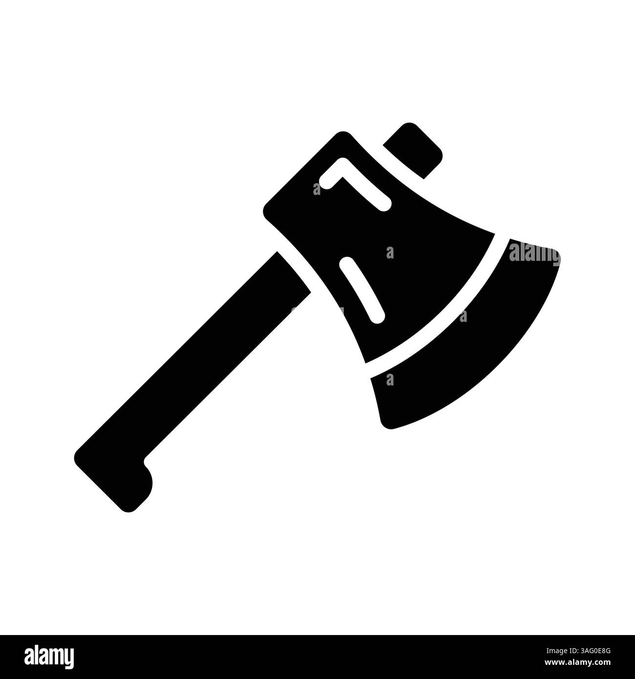 Harness the strength of our Axe Vector Icon for rugged designs and ...