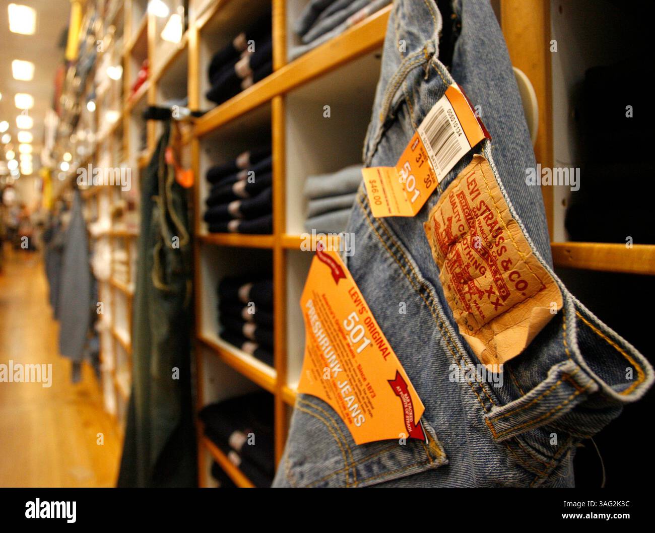 2- CAPTION: (St. Petersburg 06/16/08).A pair of Levi's Original 501 ...
