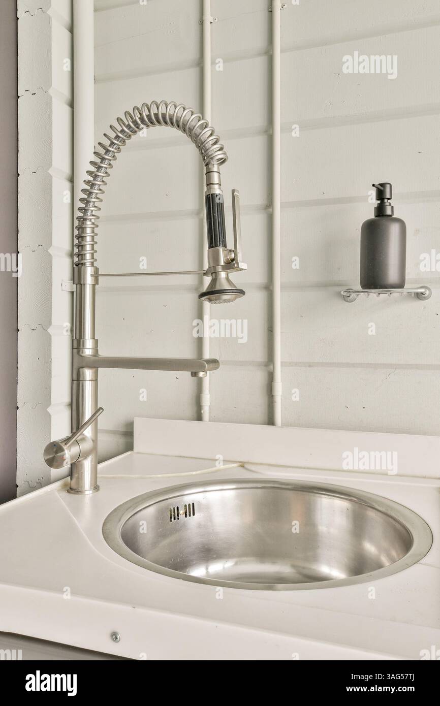 Stainless Steel Kitchen Faucet Extender Nozzle With Bendable Design And