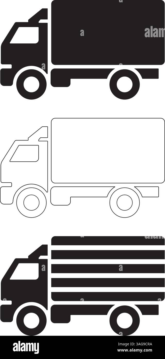 Car silhouettes set vector illustration Stock Vector