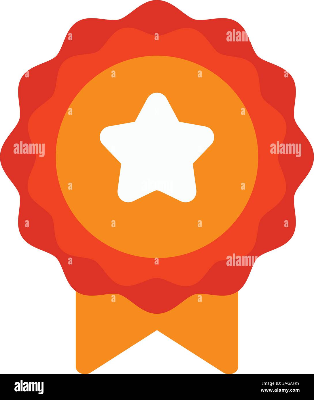 Award icon vector image. Suitable for mobile apps, web apps and print media. Stock Vector