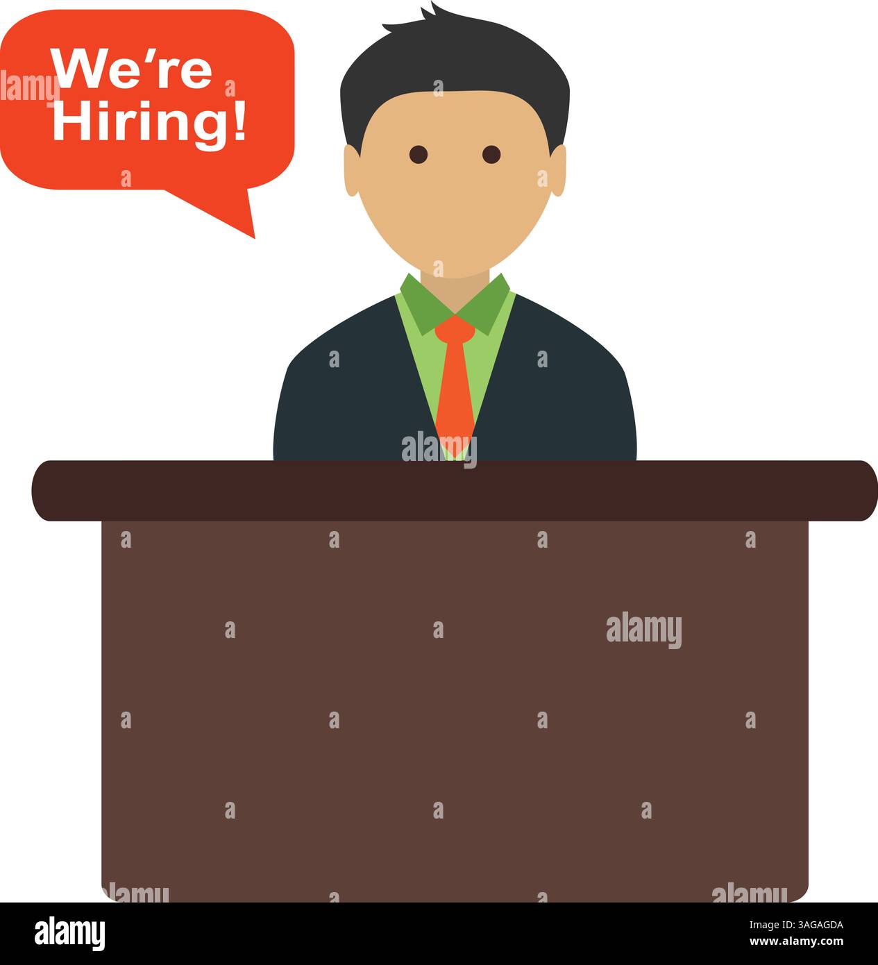 Announcement icon vector image. Suitable for mobile apps, web apps and print media. Stock Vector