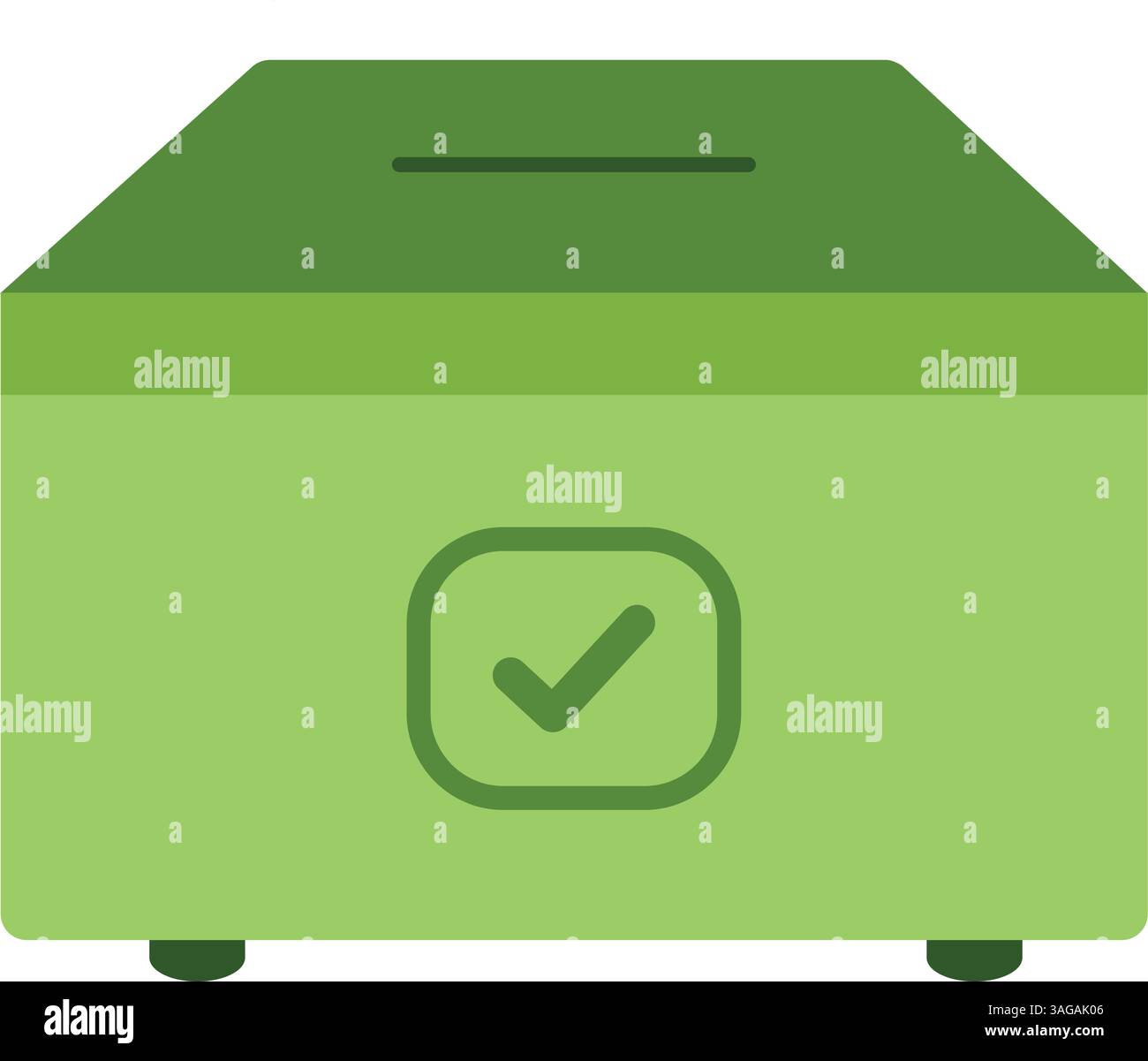 Ballot Box icon vector image. Suitable for mobile apps, web apps and print media. Stock Vector