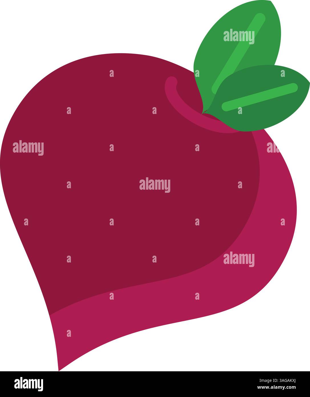 Beet icon vector image. Suitable for mobile apps, web apps and print media. Stock Vector