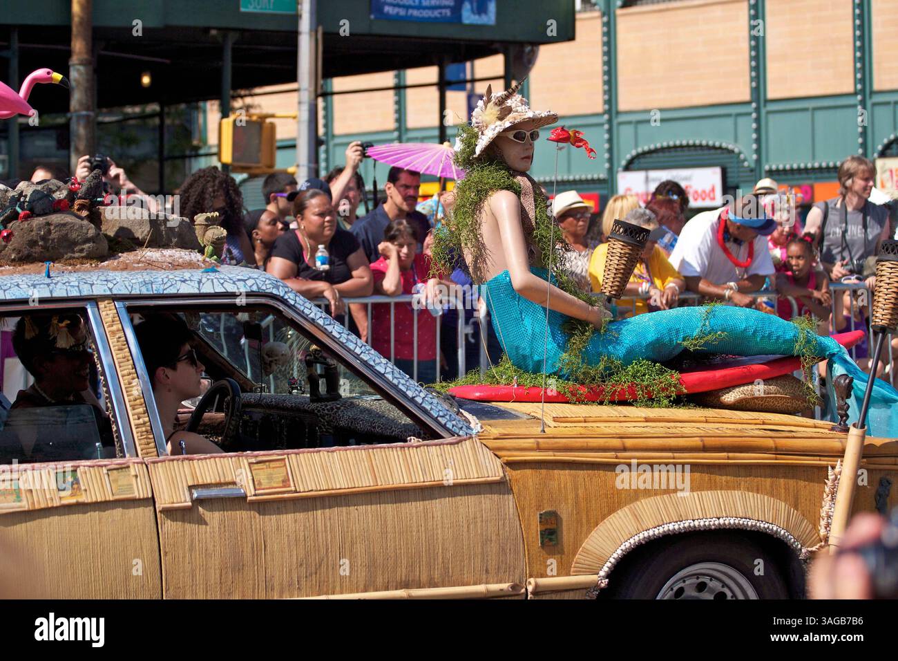Mermaid parade coney island car hi-res stock photography and images - Alamy