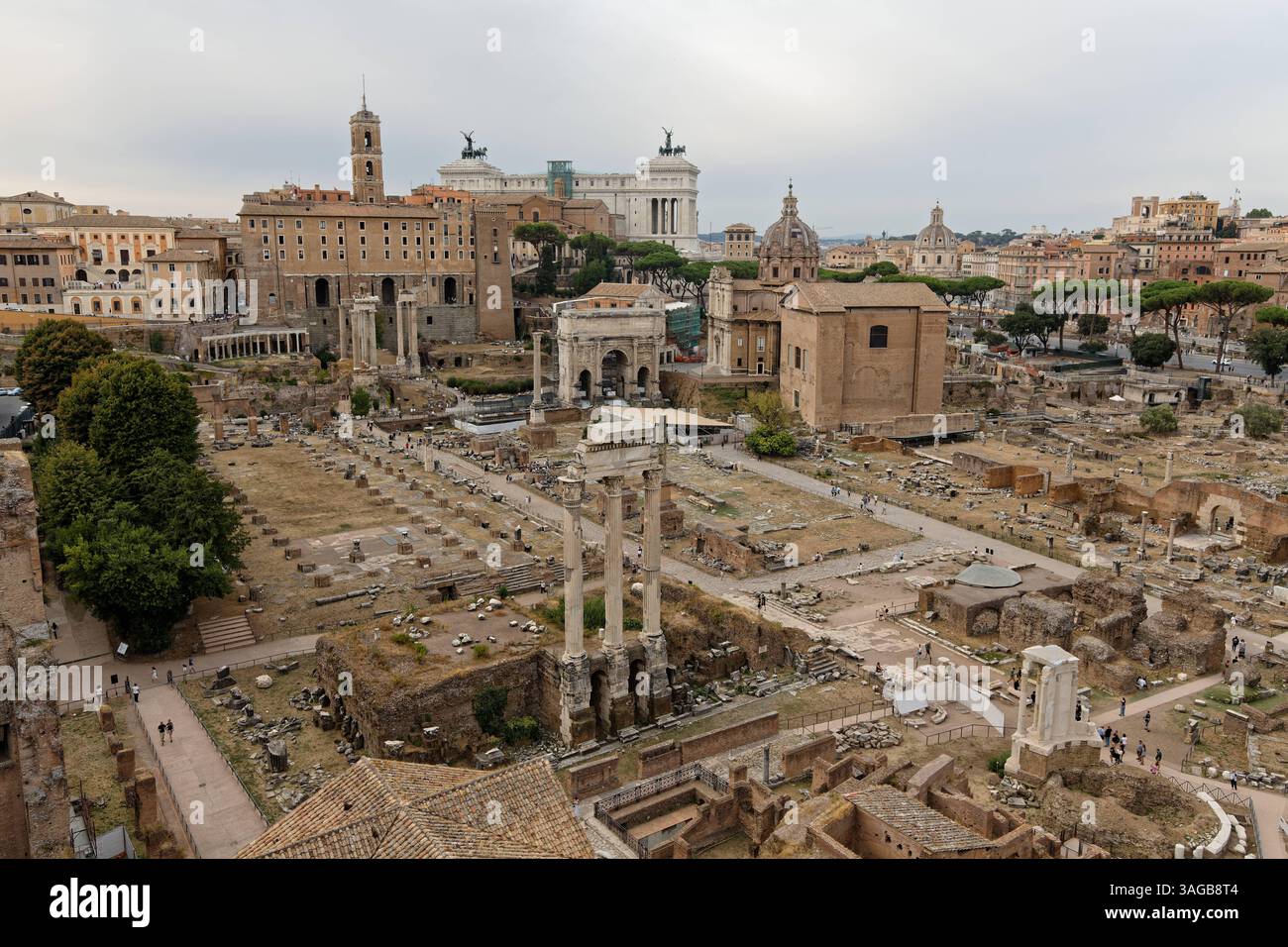 Rom, Latium, Italien, ITA - Forum Romanum 15.09.2021, Rom, Latium ...