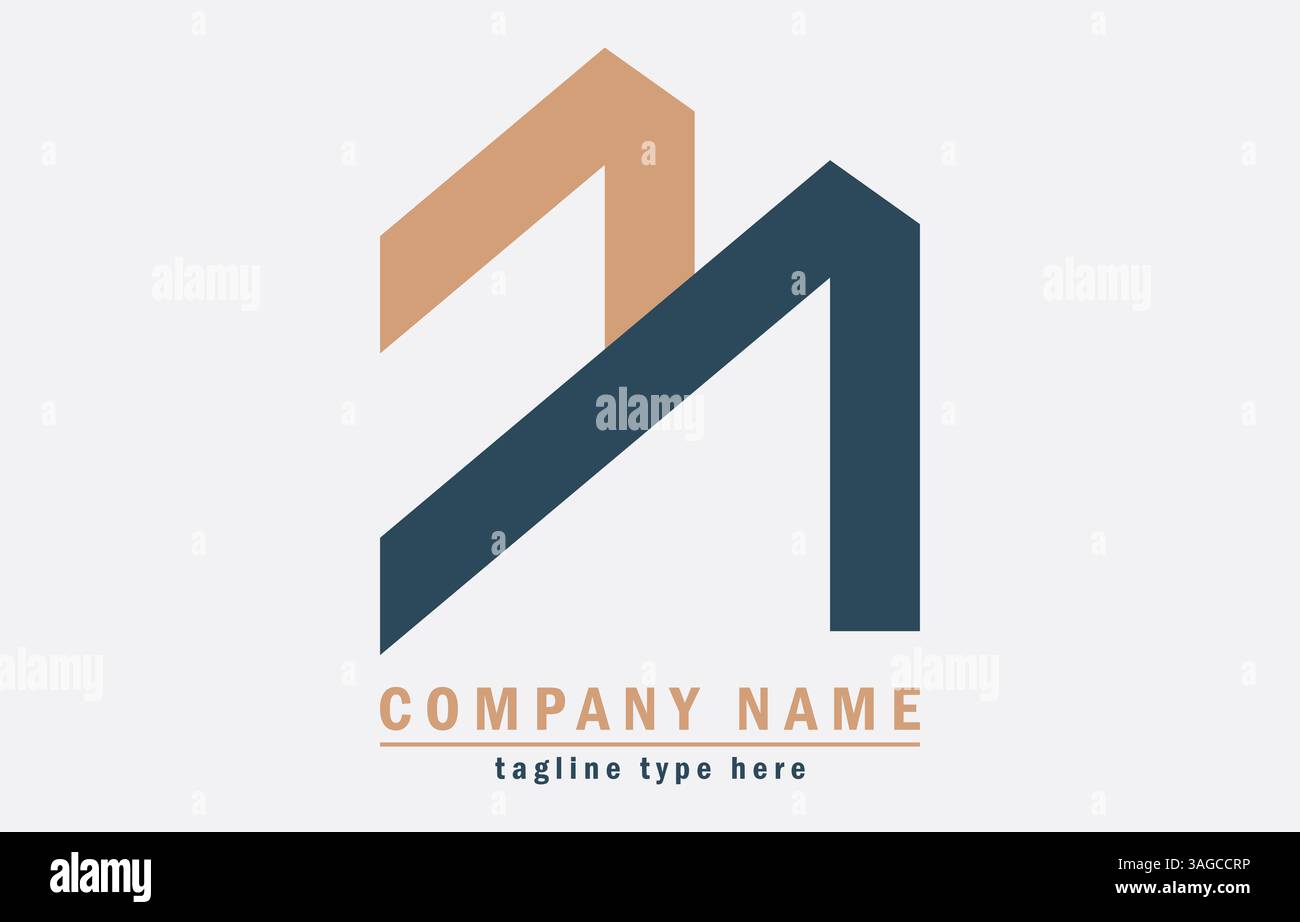 Construction and Real Estate company logo design Stock Vector