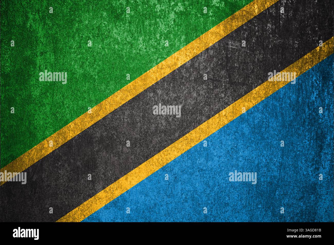 Tanzania flag hi-res stock photography and images - Alamy