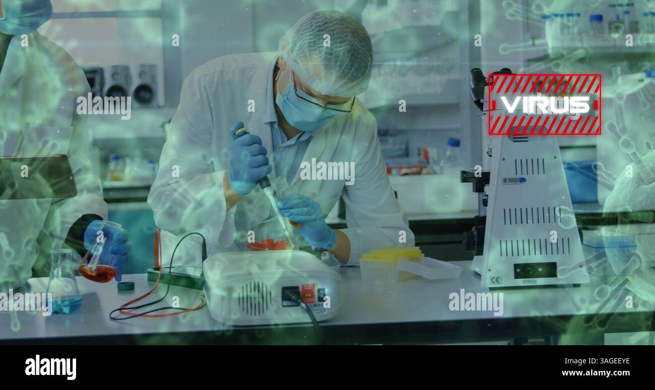 Scientists conducting precision laboratory hi-res stock photography and ...