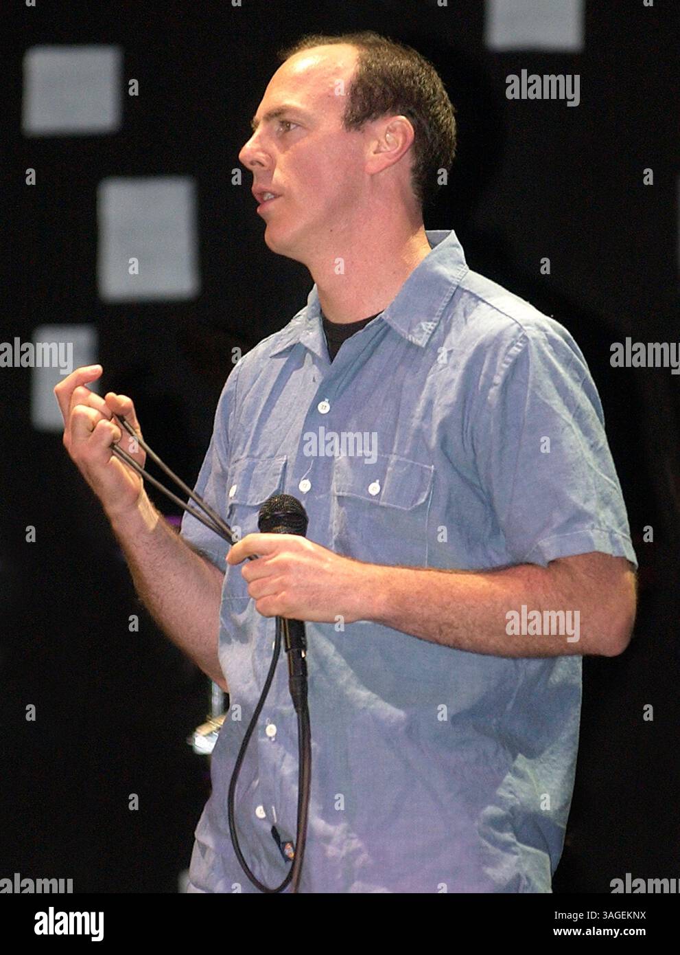 June 12, 2004; Irvine, CA, USA; GREG GRAFFIN of 'Bad Religion' performing during the KROQ Weenie Roast 2004.   (Credit Image: Vaughn Youtz/ZUMAPRESS.com) Stock Photo