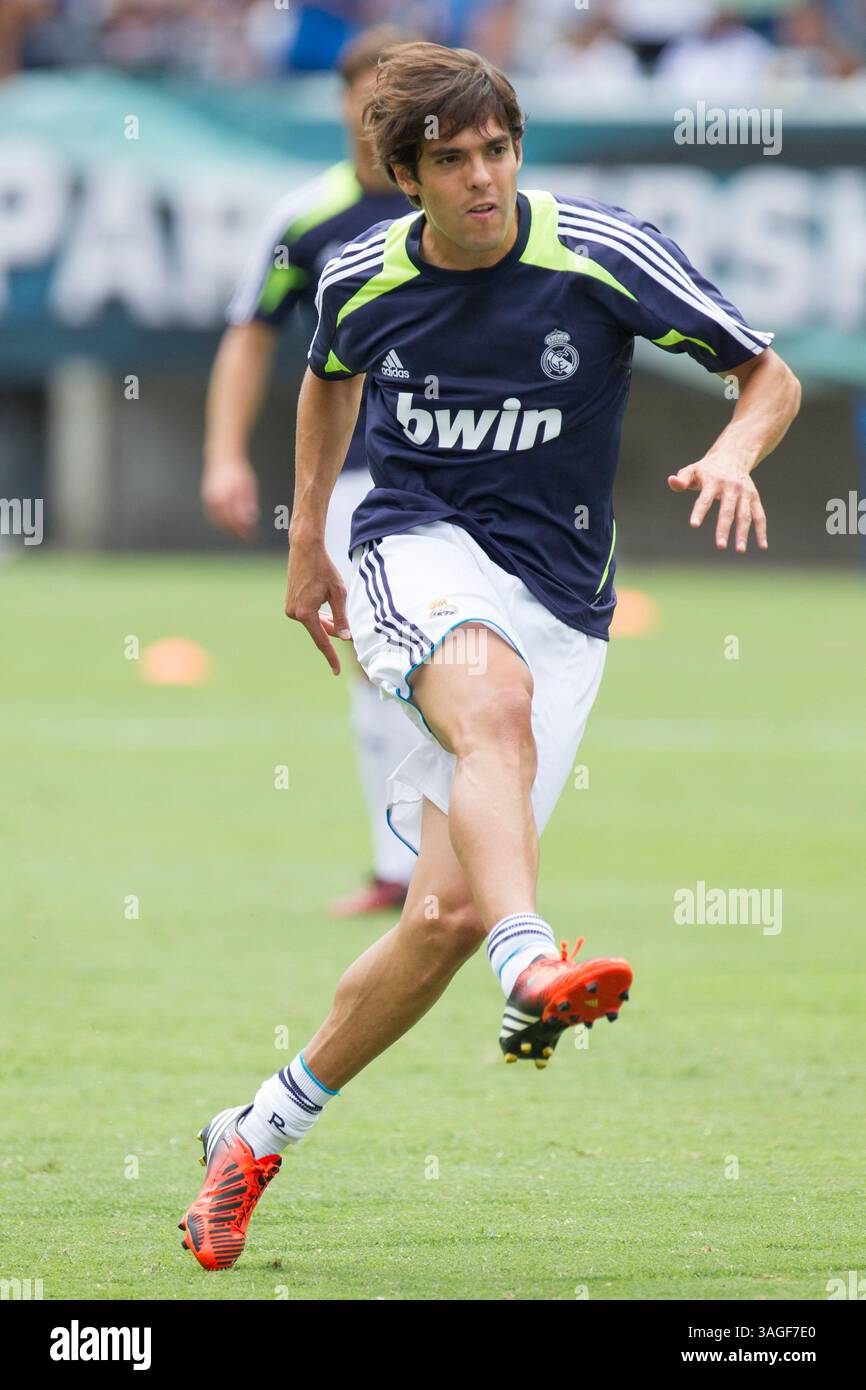 2011-12 Real Madrid Home Name Number Set #8 KAKA Repro