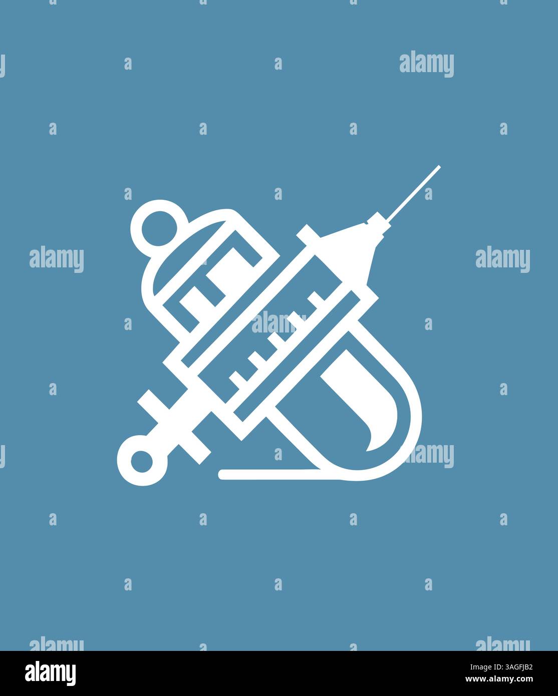 Medical service logos vector set Stock Vector