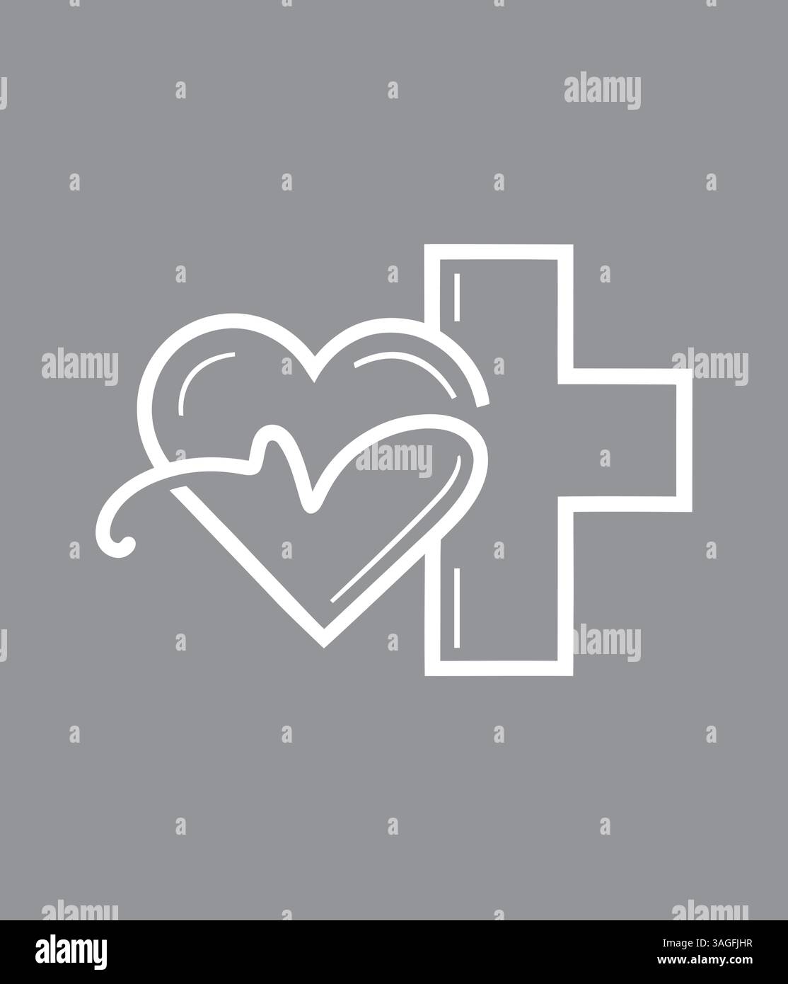 Medical service logos vector set Stock Vector