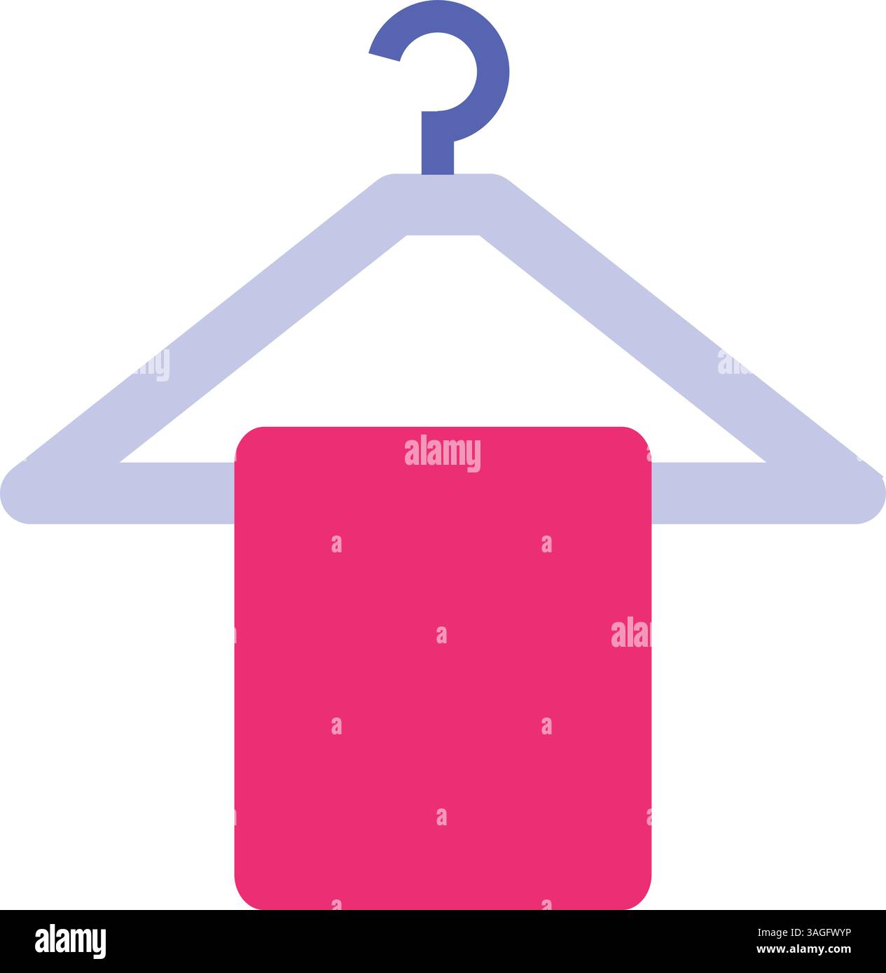 Hanging Towel icon vector image. Suitable for mobile apps, web apps and print media. Stock Vector