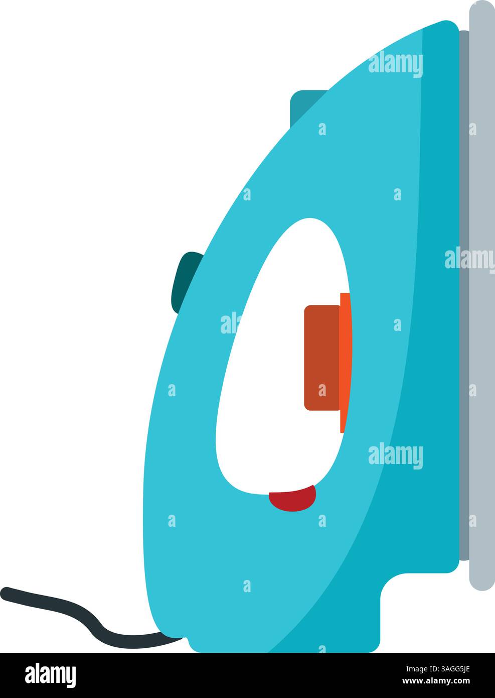 Iron icon vector image. Suitable for mobile apps, web apps and print media. Stock Vector