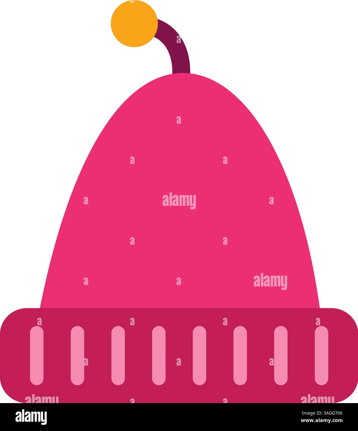 Knitted Cap icon vector image. Suitable for mobile apps, web apps and print media. Stock Vector