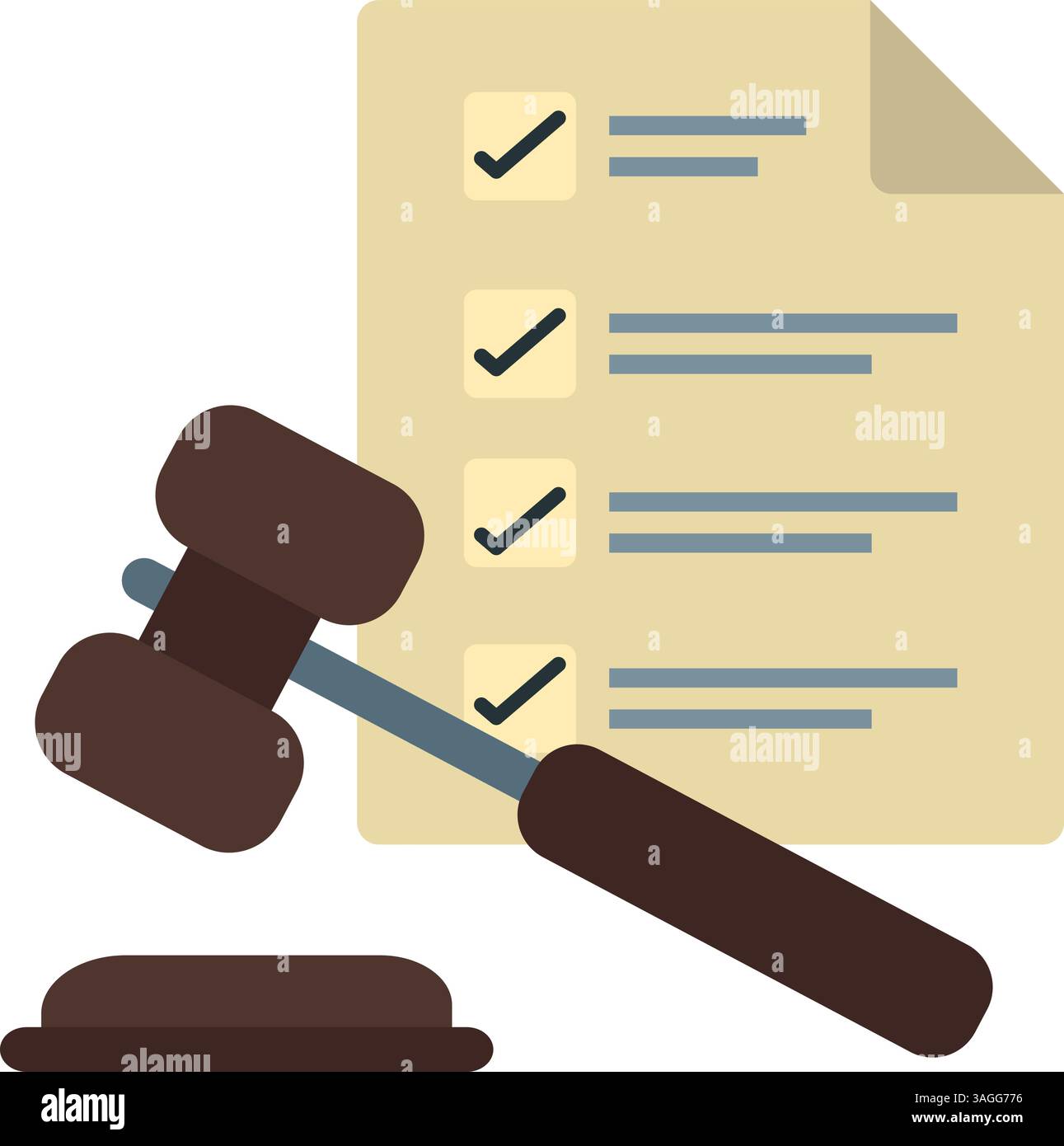 Law & Order icon vector image. Suitable for mobile apps, web apps and print media. Stock Vector
