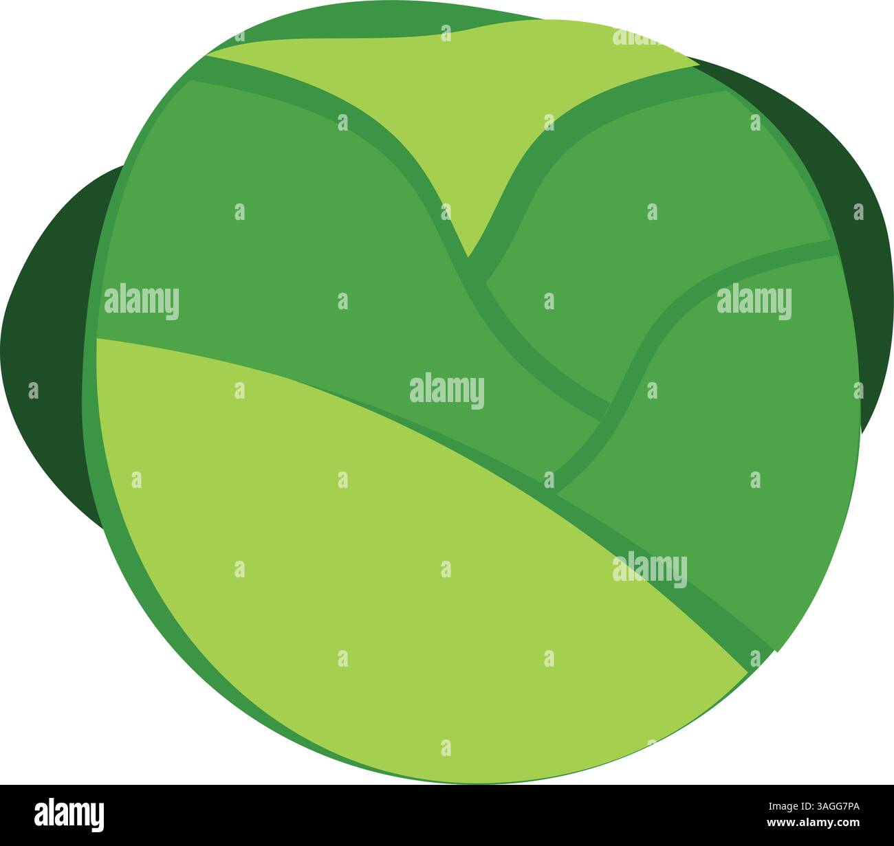 Lettuce icon vector image. Suitable for mobile apps, web apps and print media. Stock Vector