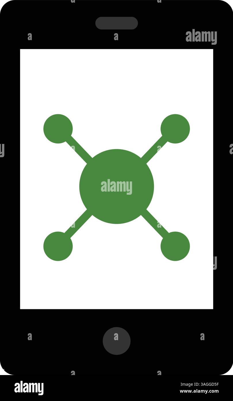 Mobile Marketing icon vector image. Suitable for mobile apps, web apps and print media. Stock Vector