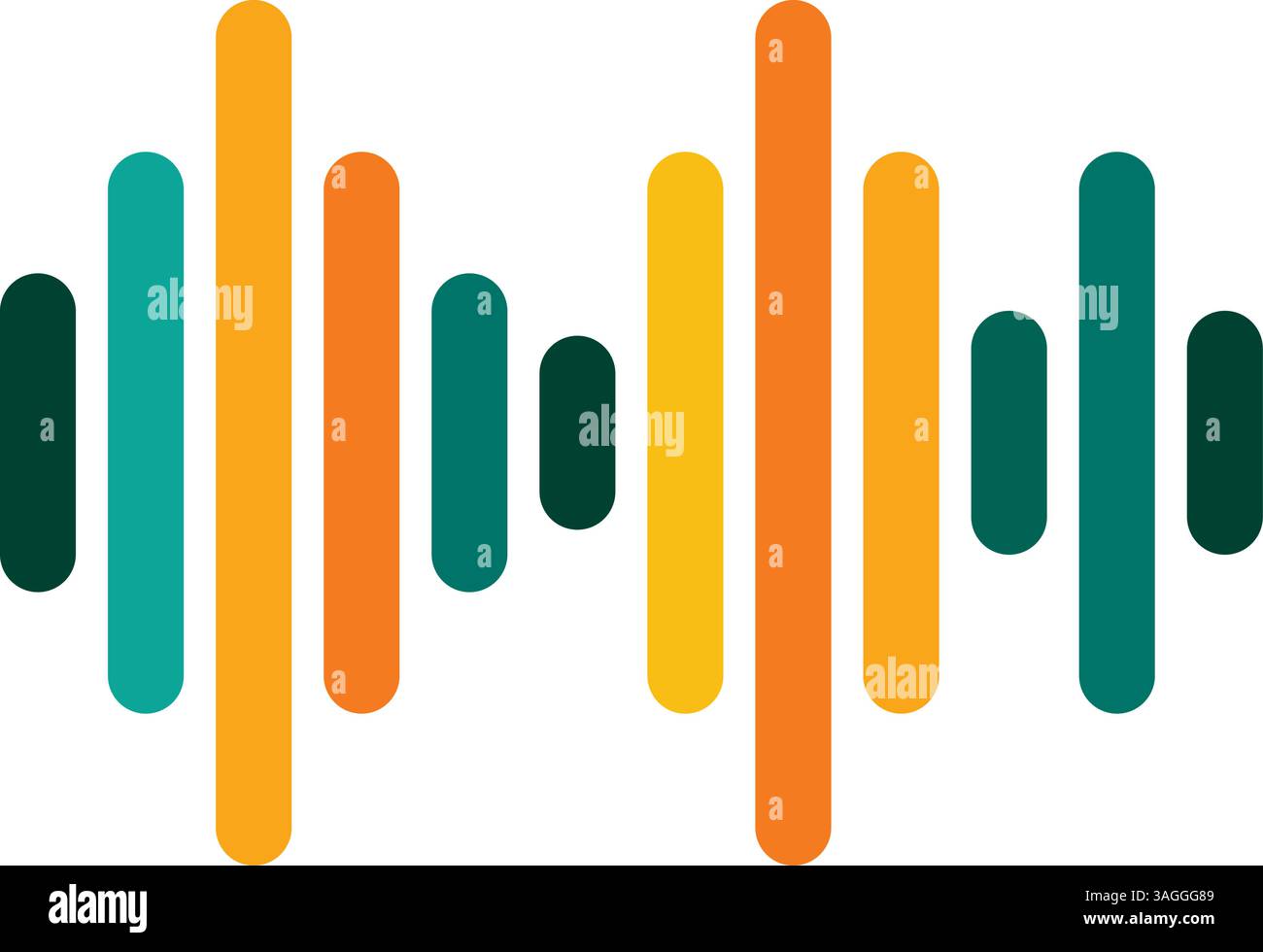 Music Indicator II icon vector image. Suitable for mobile apps, web apps and print media. Stock Vector
