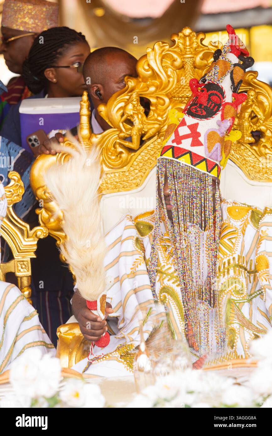 His Royal Magisty Iku Baba Yeye Oba Abimbola Akeem Owoade 1 During