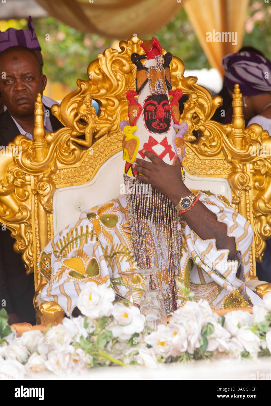 His Imperial Majesty Iku Baba Yeye Oba Abimbola Akeem Owoade 1 During