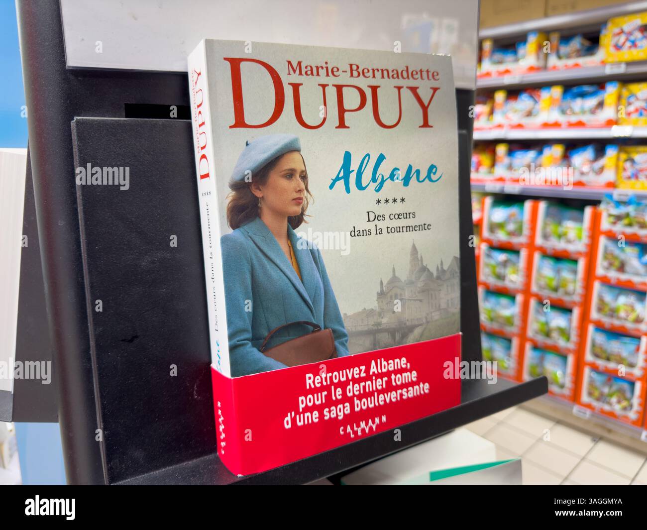 Engaging story of resilience and love unfolds in the latest novel by Marie-Bernadette Dupuy set against a historic backdrop Stock Photo
