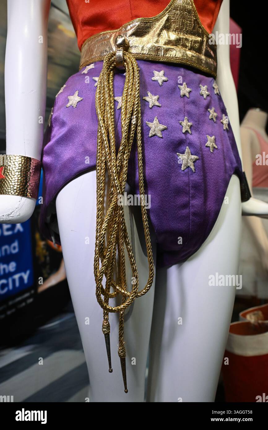 Wonder Woman original Americana uniform bodysuit worn by Lynda Carter