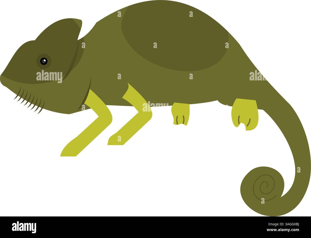 Pet Chameleon icon vector image. Suitable for mobile apps, web apps and print media. Stock Vector