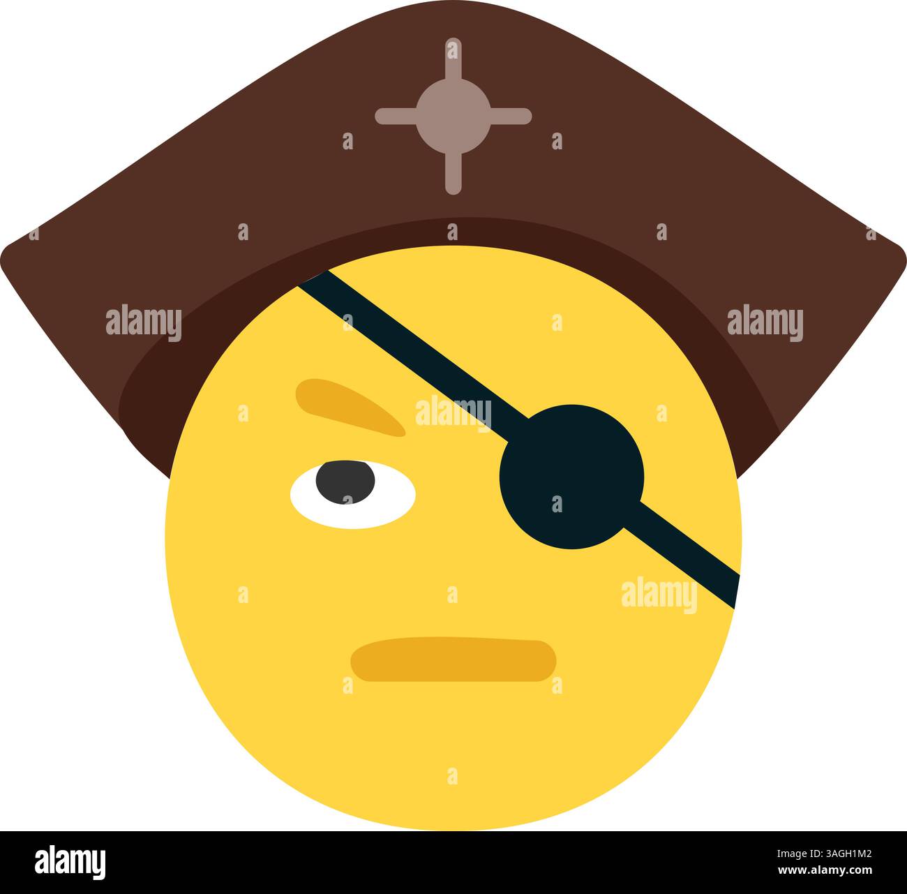 Pirate icon vector image. Suitable for mobile apps, web apps and print media. Stock Vector