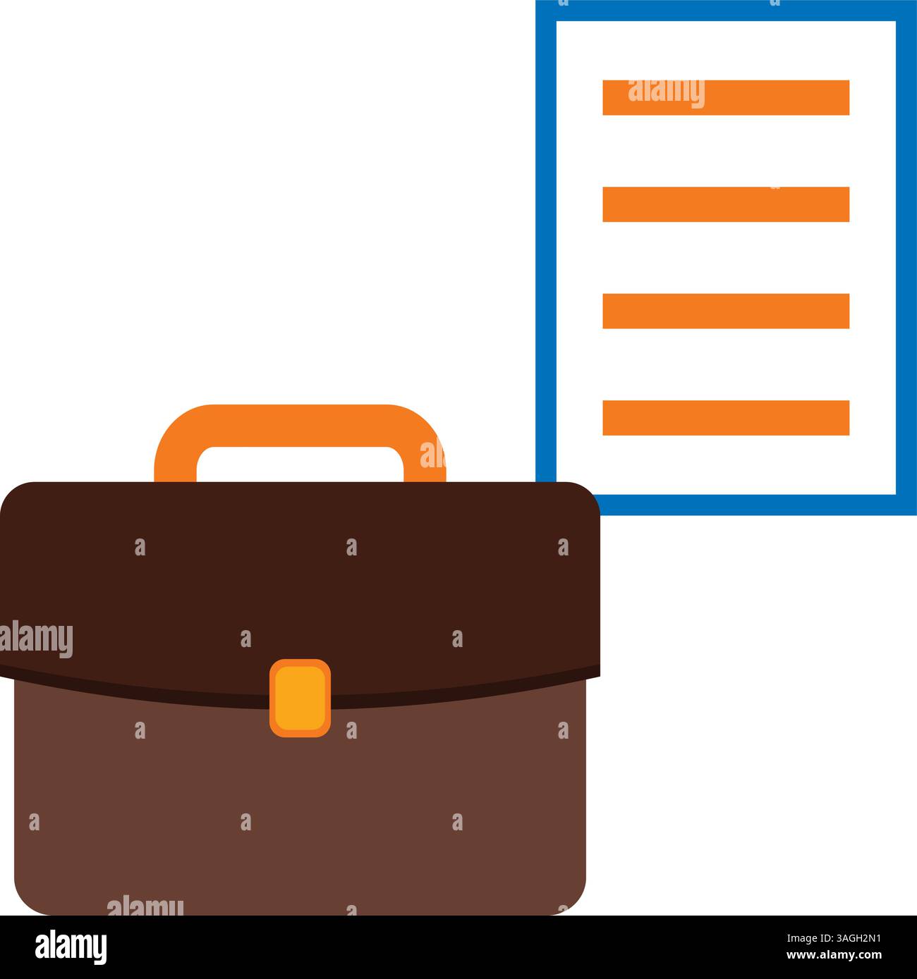 Portfolio icon vector image. Suitable for mobile apps, web apps and print media. Stock Vector