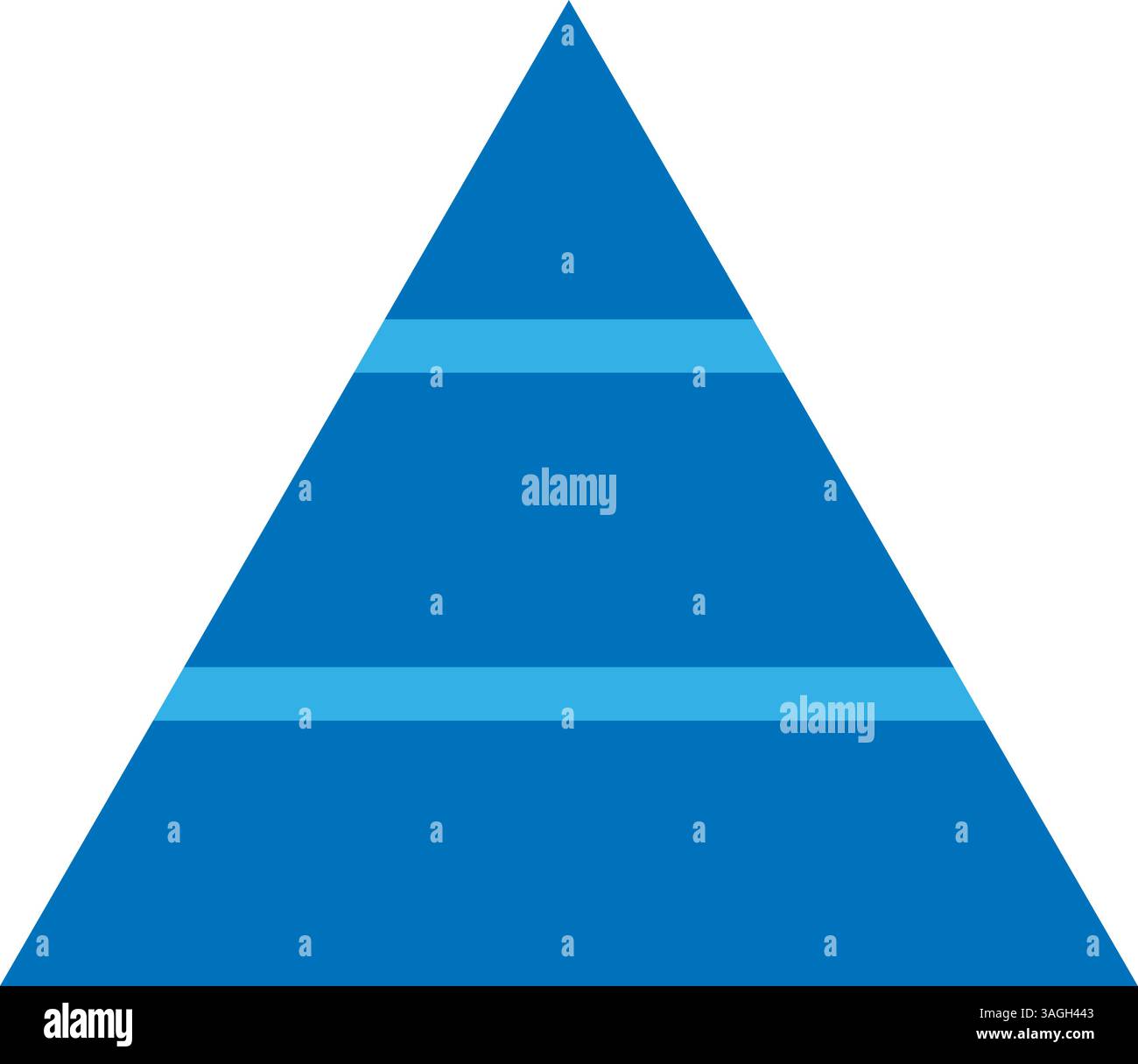 Pyramid Chart icon vector image. Suitable for mobile apps, web apps and print media. Stock Vector