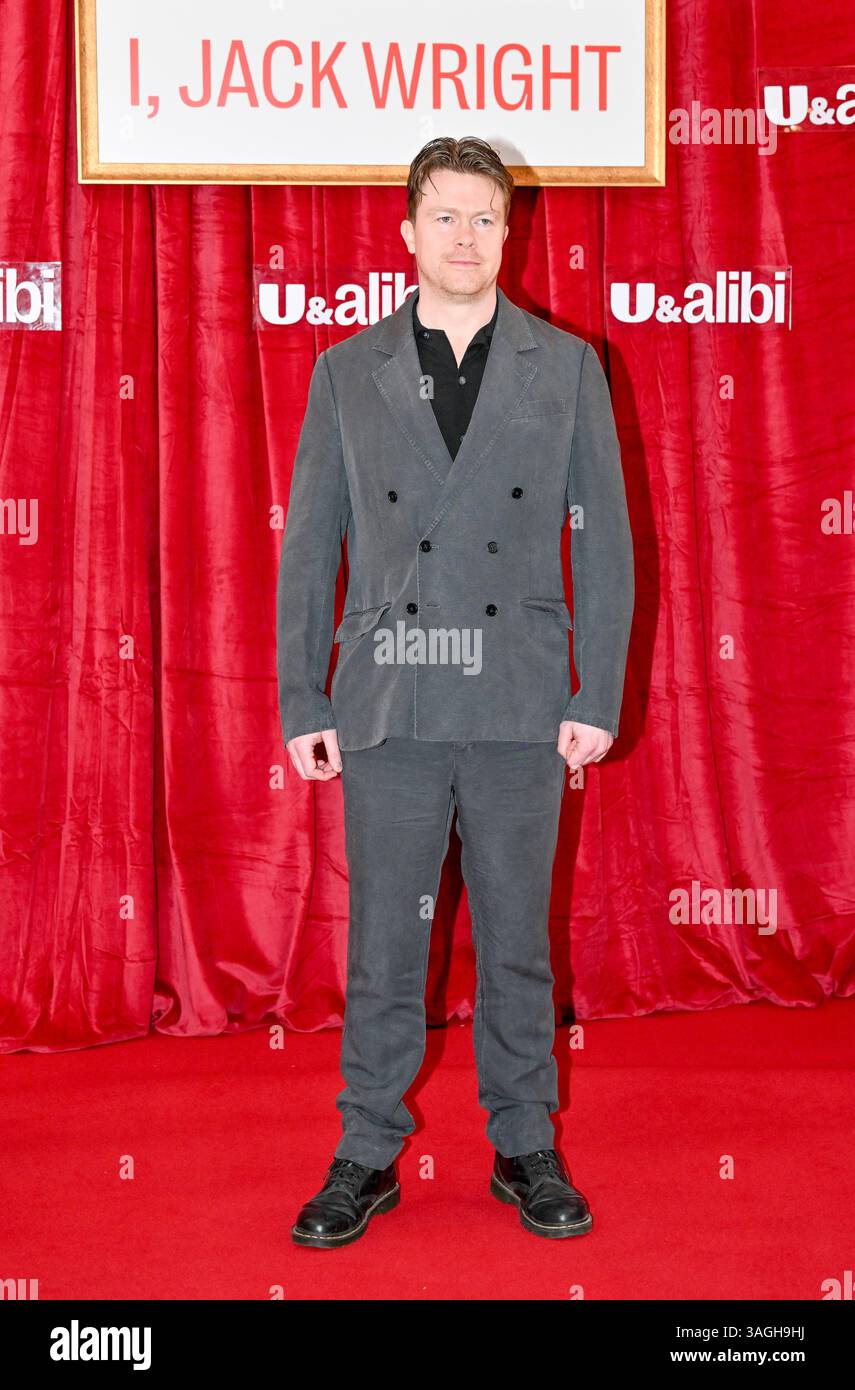 London, UK, 08 April 2025. Daniel Rigby attends the UKTV London ...