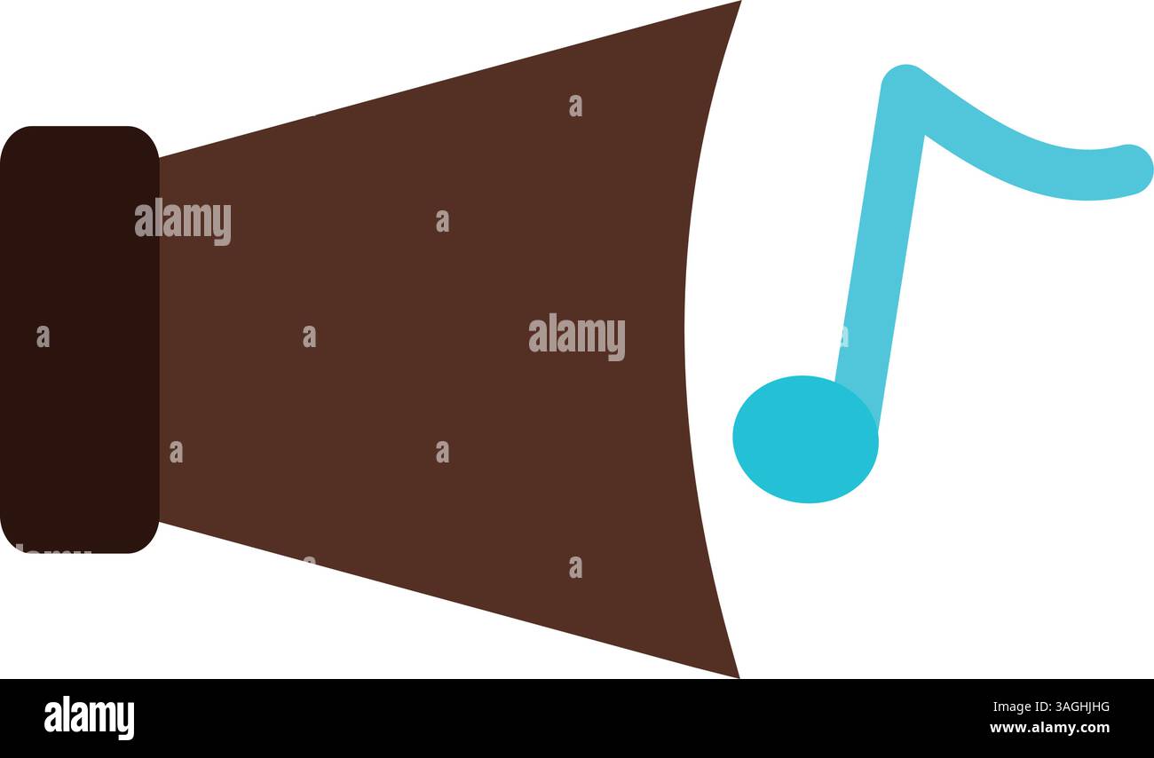 Sound icon vector image. Suitable for mobile apps, web apps and print media. Stock Vector