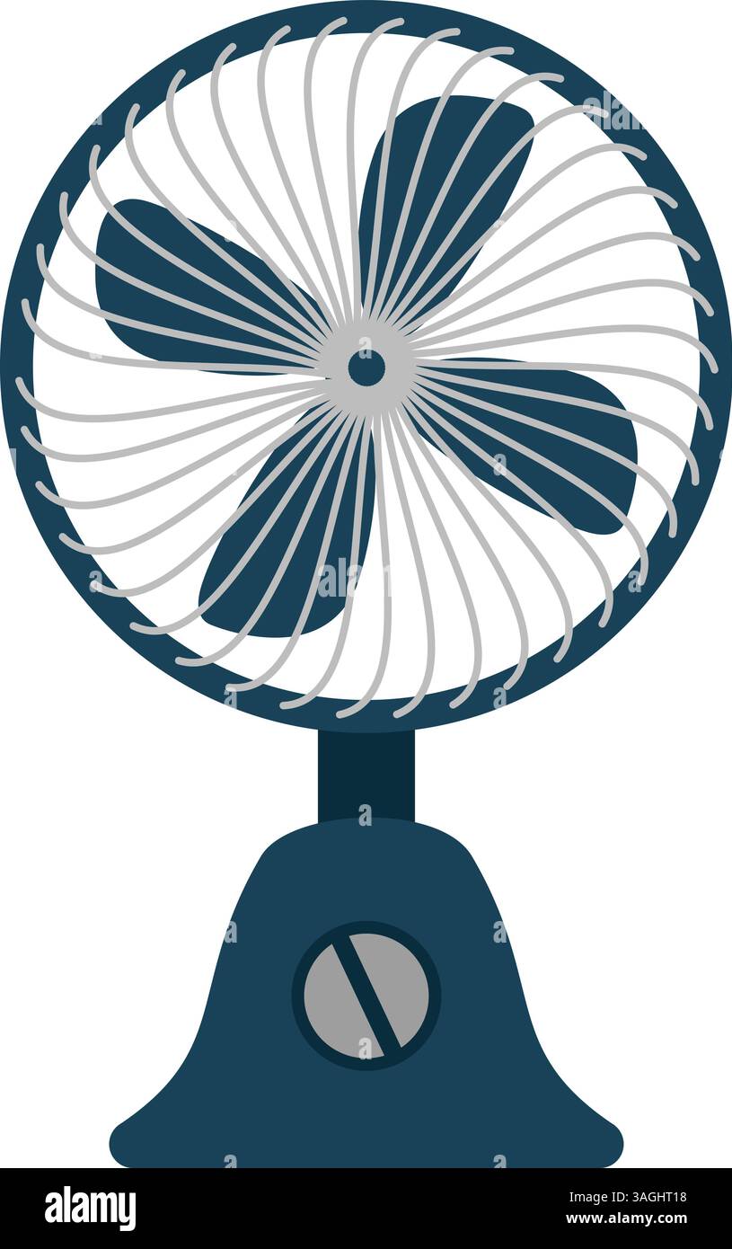 Table Fan icon vector image. Suitable for mobile apps, web apps and print media. Stock Vector