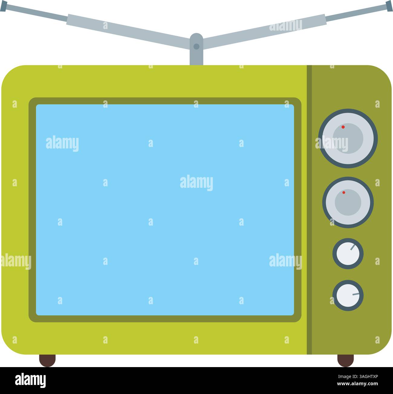 Television Broadcast icon vector image. Suitable for mobile apps, web apps and print media. Stock Vector