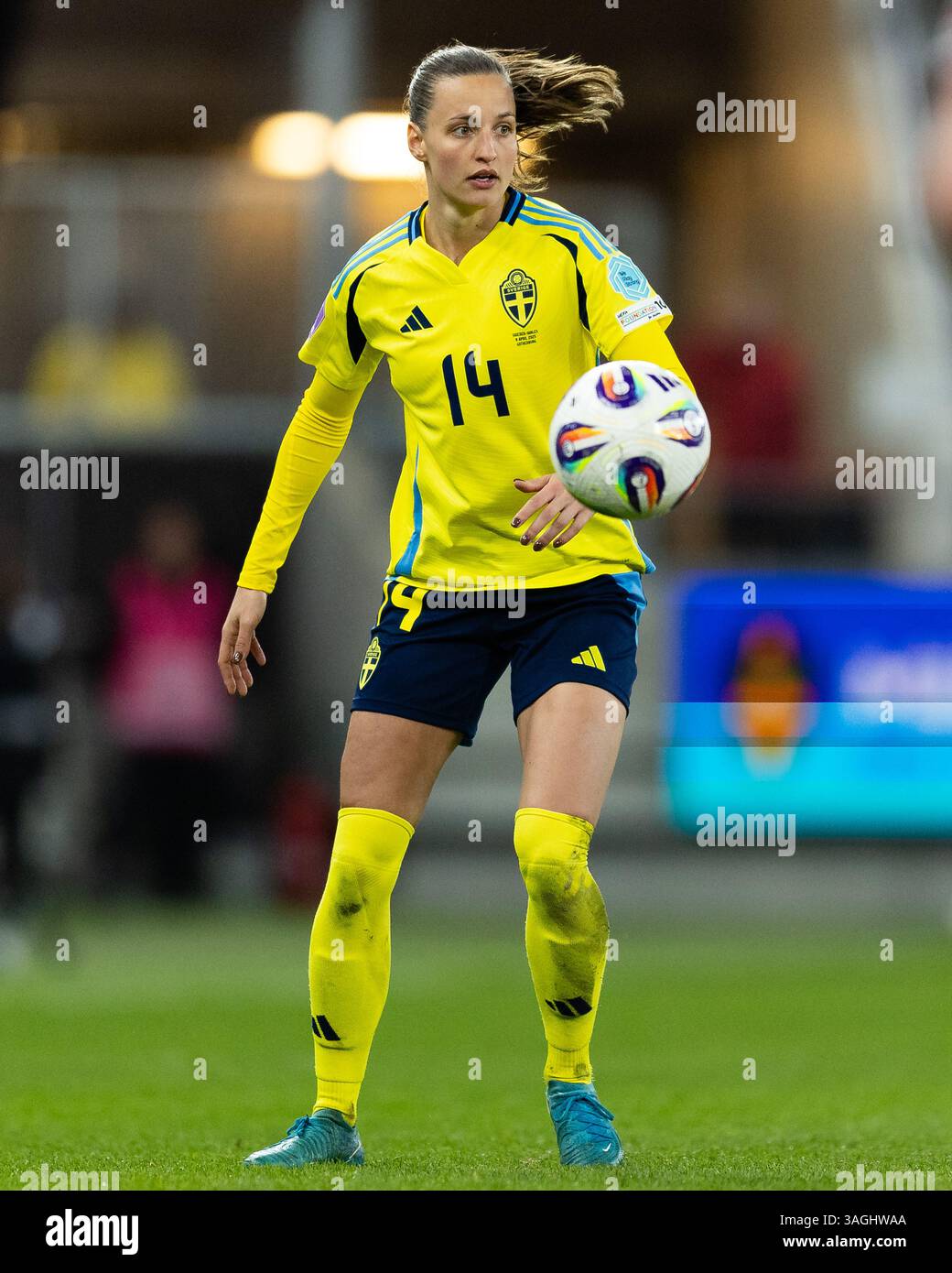Nathalie Bj rn Of Sweden During The UEFA Women s Nations League nathalie-bj-rn-of-sweden-during-the-uefa-women-s-nations-league
