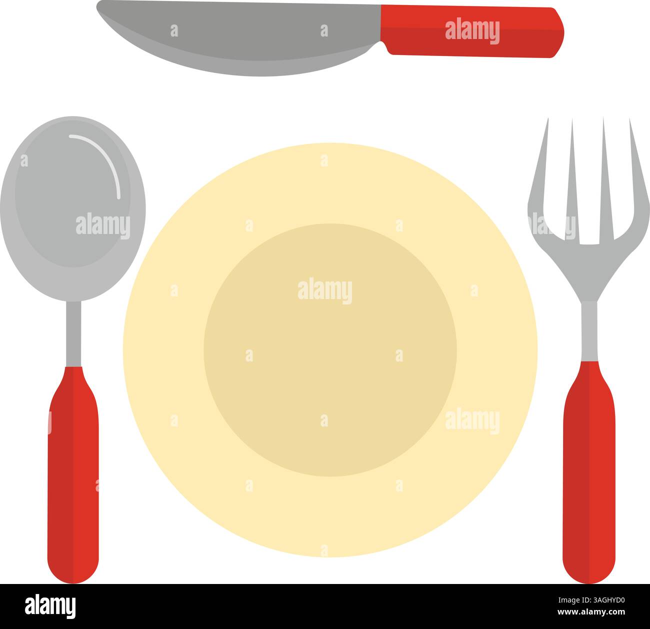 Two course meal Stock Vector Images - Alamy