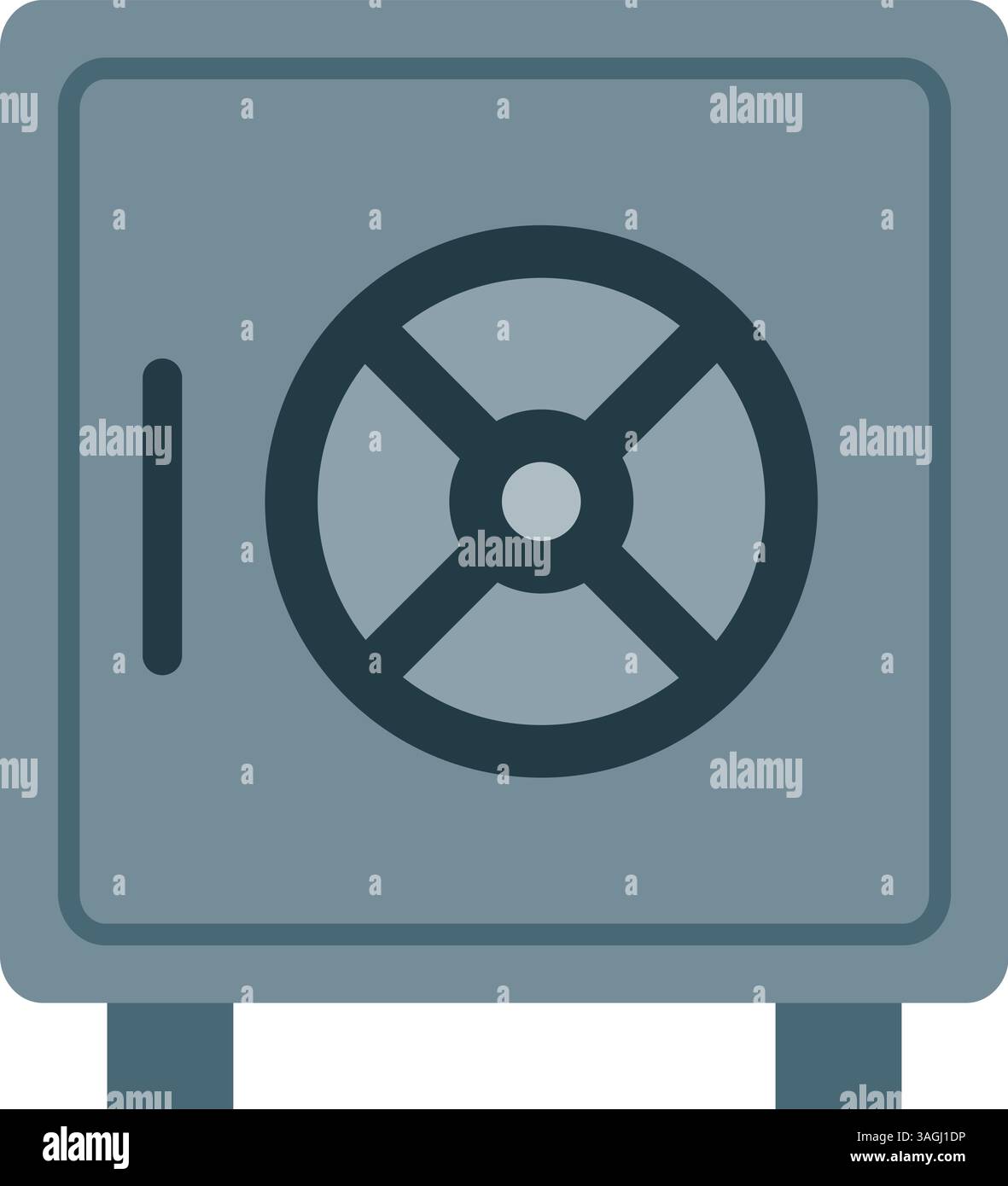 Vault icon vector image. Suitable for mobile apps, web apps and print media. Stock Vector
