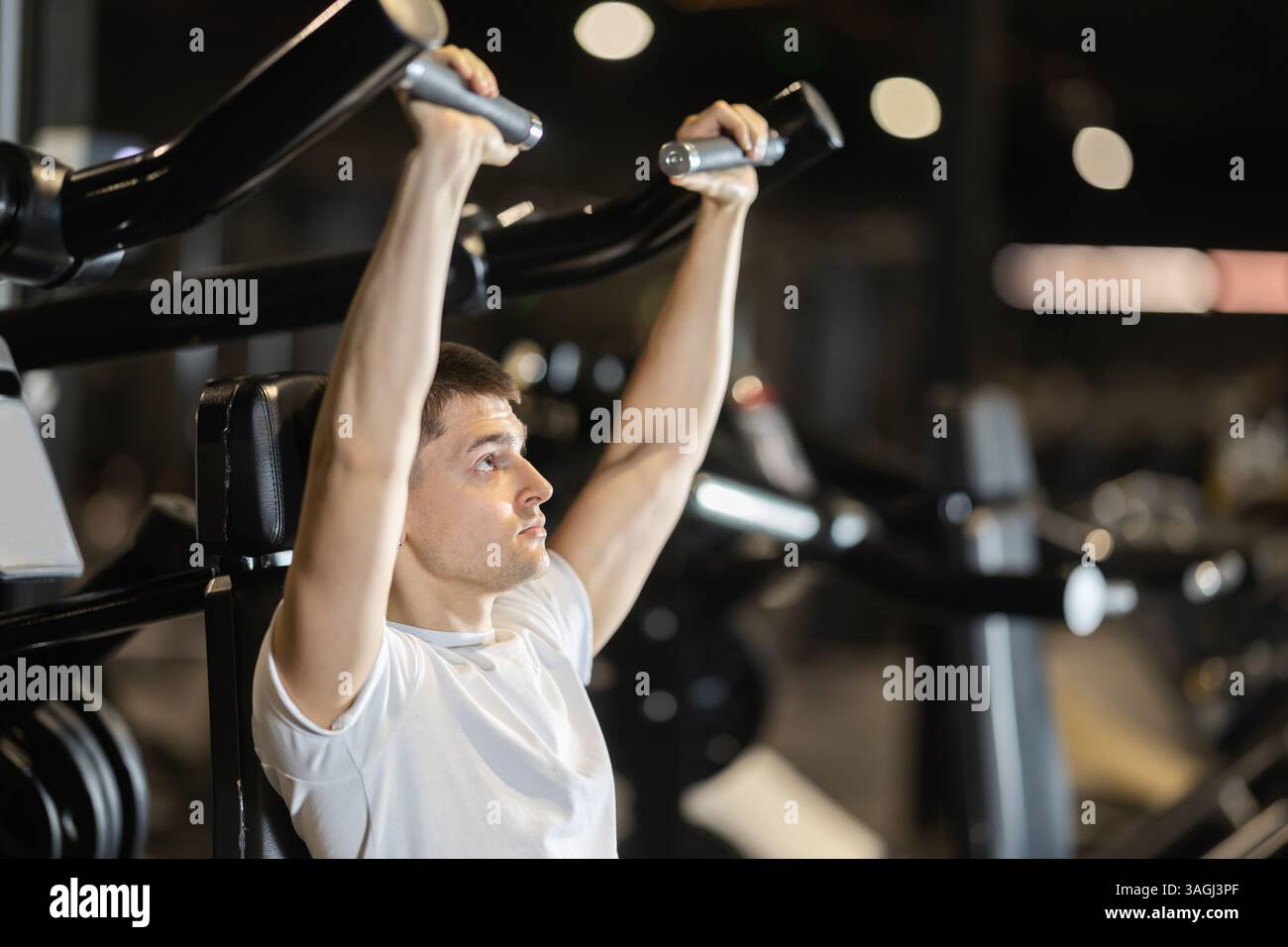 Shoulder press exercise hi-res stock photography and images - Alamy