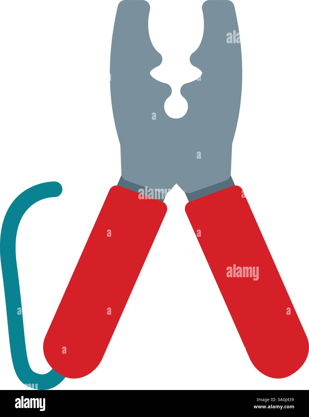 Wire Cutter icon vector image. Suitable for mobile apps, web apps and print media. Stock Vector
