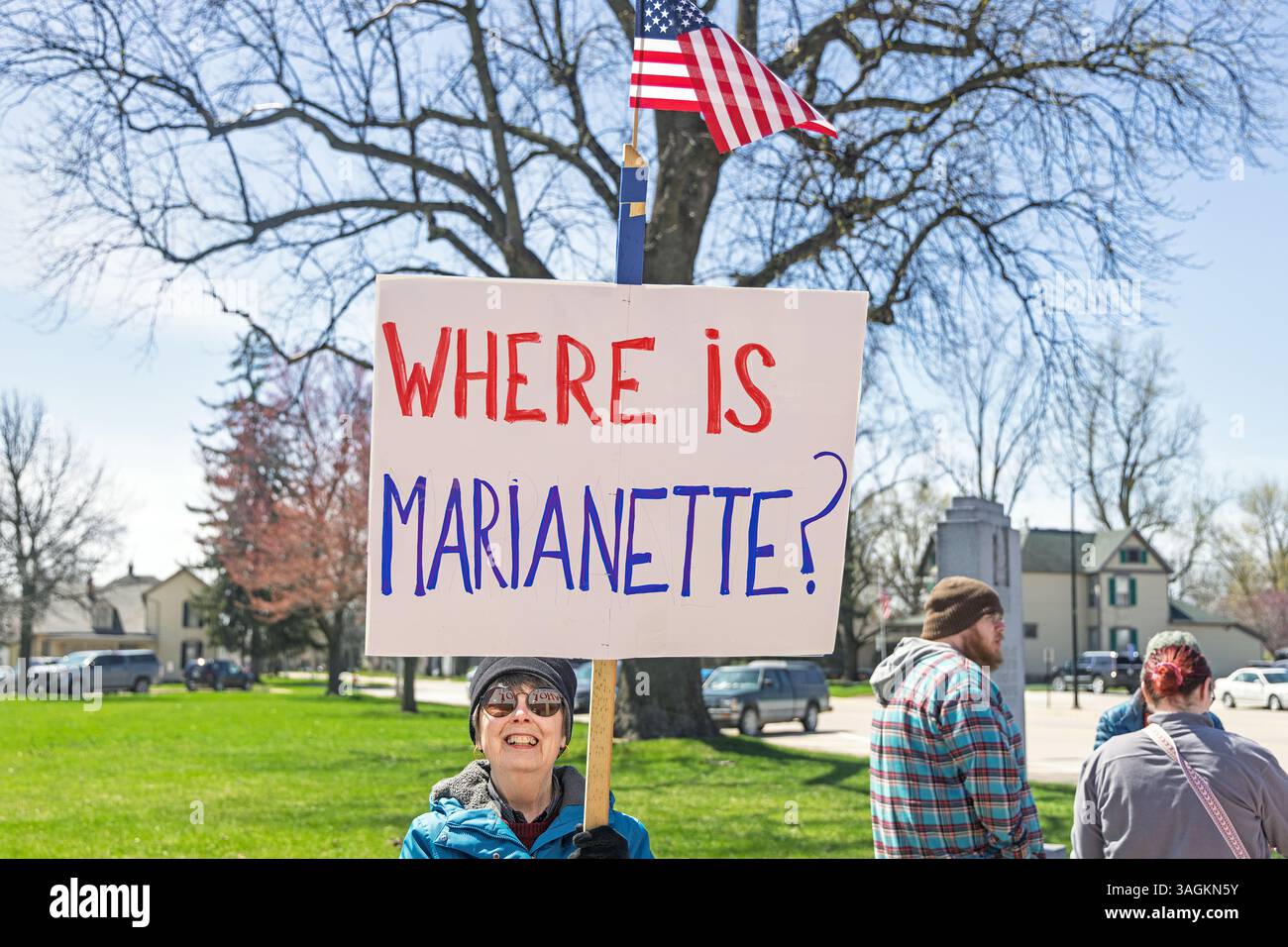 People from the Henry County Democrats and the Indivisible Iowa ...