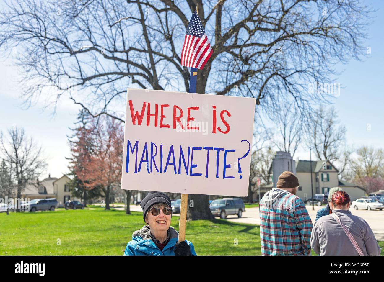 People from the Henry County Democrats and the Indivisible Iowa ...