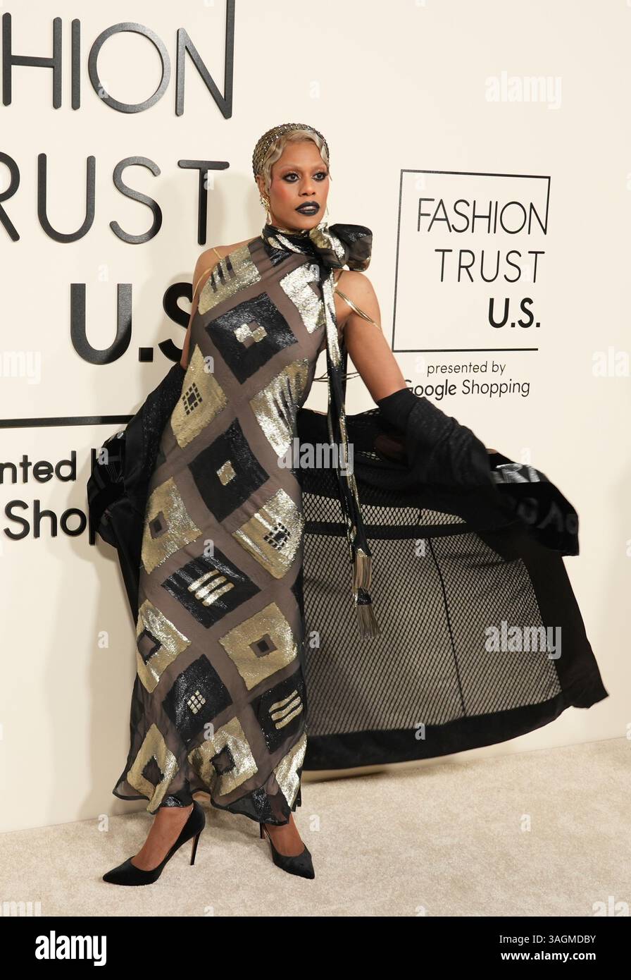 Laverne Cox Arrives At The Fashion Trust U S Awards On Tuesday April Laverne Cox Arrives At The Fashion Trust U S Awards On Tuesday April